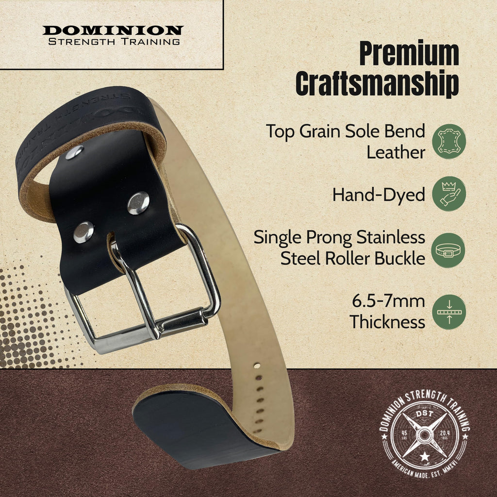 Premium Single Ply Weightlifting Support Belt